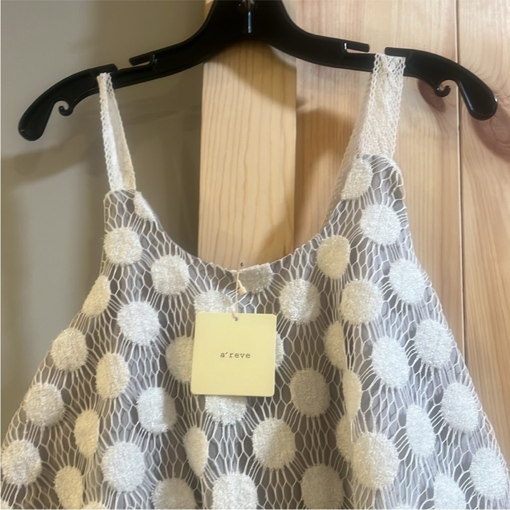 Areve Adorable grey layered mini dress NWT - Picture 2 of 8